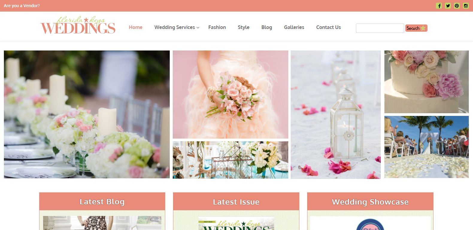 Florida Keys Weddings Magazine Website